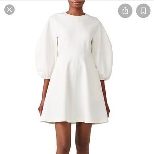 Tibi Ivory Bond Stretch Dress